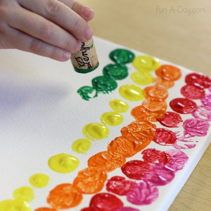 Creating rainbow scale artwork based on The Mixed-Up Chameleon book