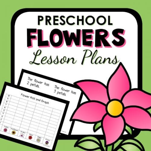 cover image for preschool flowers lesson plans