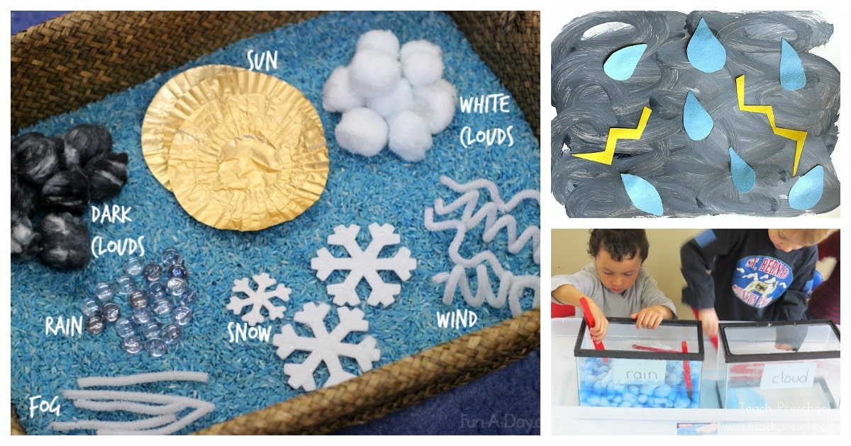 25+ Awesome Ideas You'll Love for Your Preschool Weather Theme | Fun-A-Day!