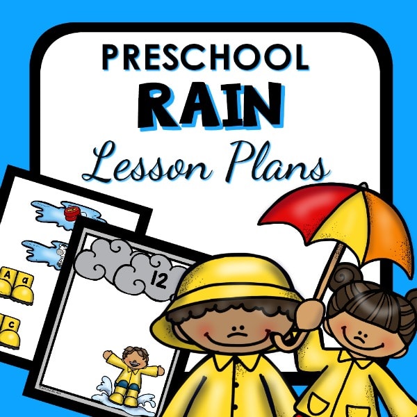 Rain lesson plans