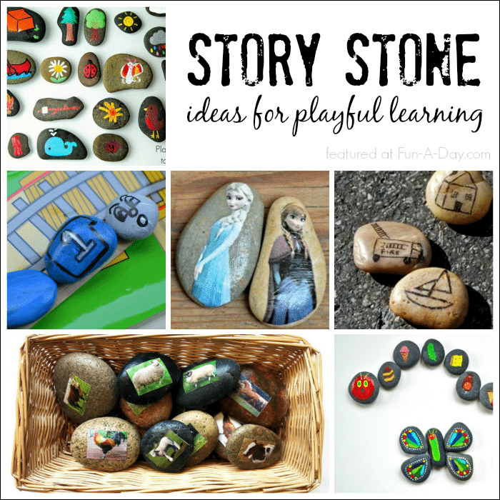 10+ ideas for playful learning using story stones