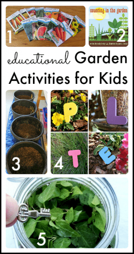 Garden theme activities for kids