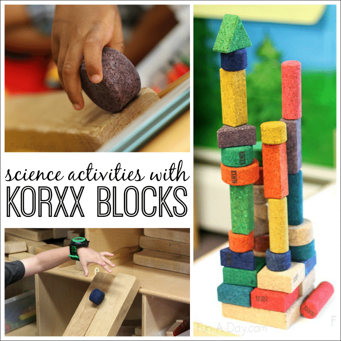Use KORXX blocks in a variety of preschool science activities - quiet and eco-friendly blocks that provide hours of open-ended playful learning