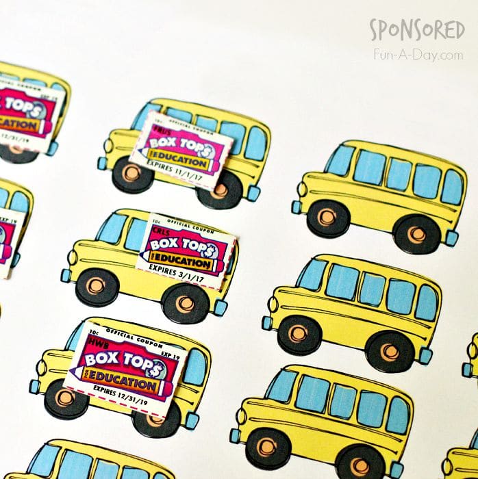 Free printable Box Tops for Education collection sheets in bw and color - plus tips to make the Box Tops process simpler - sponsored by General Mills