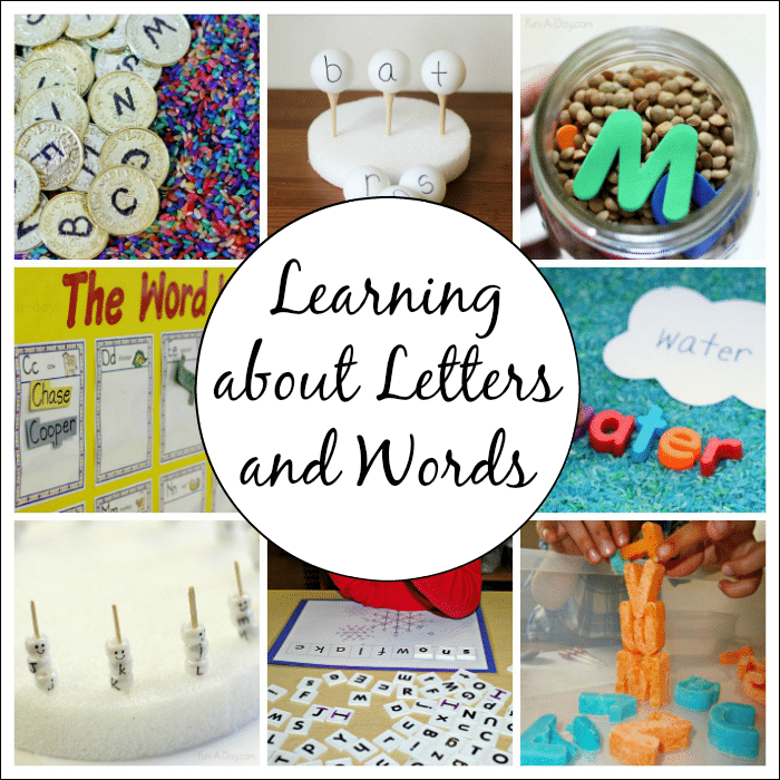 Learning about letters and words in preschool and kindergarten