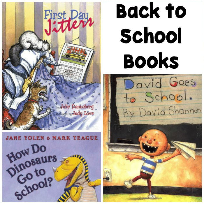 Preschool back to school books