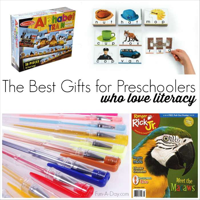 The best gifts for preschoolers who love reading and writing