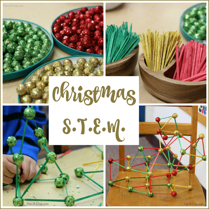 Christmas Engineering activity for kids 