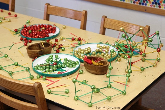 This Christmas engineering activity for kids is so engaging!
