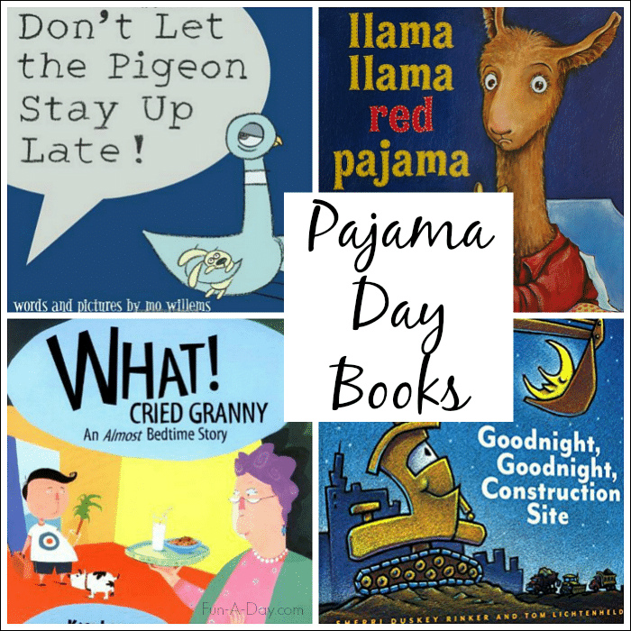 Books perfect for a preschool pajama day