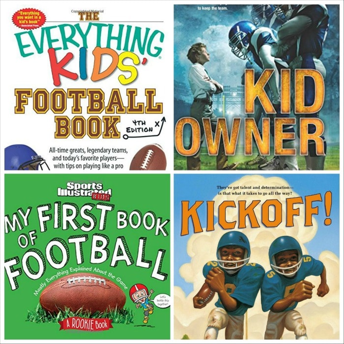 Football books for kids - perfect to enjoy while waiting for football brownies to cool