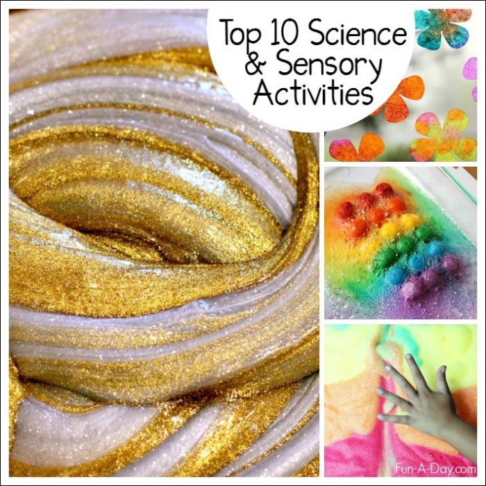 The best sensory and science activities for kids from 2015