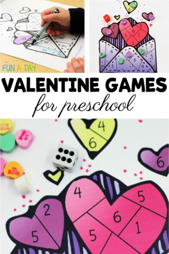 Free Printable Preschool Valentine Games - Fun-A-Day!