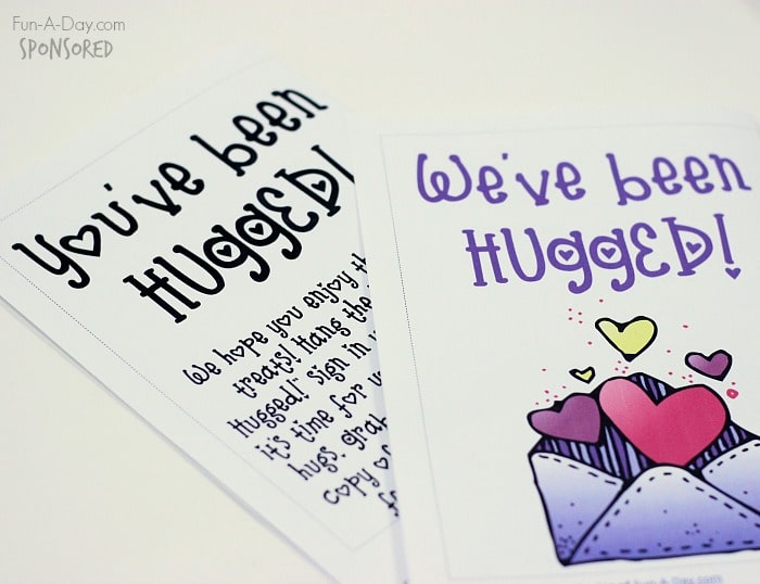 free printables to use as a note for a you've been booed valentine