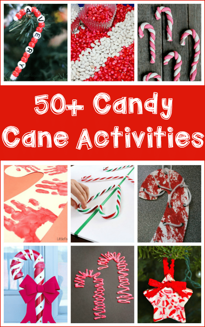 Huge list of candy cane crafts and activities for kids