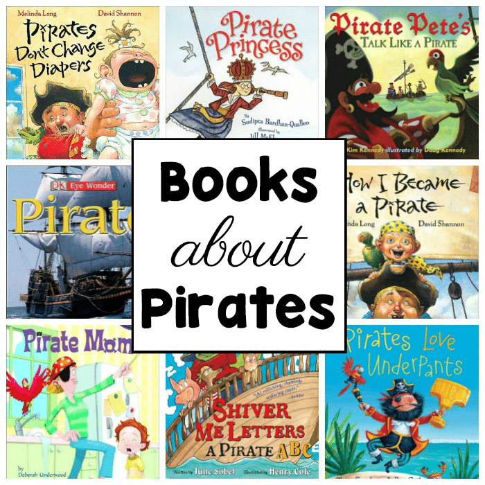 Preschool children's books about pirates