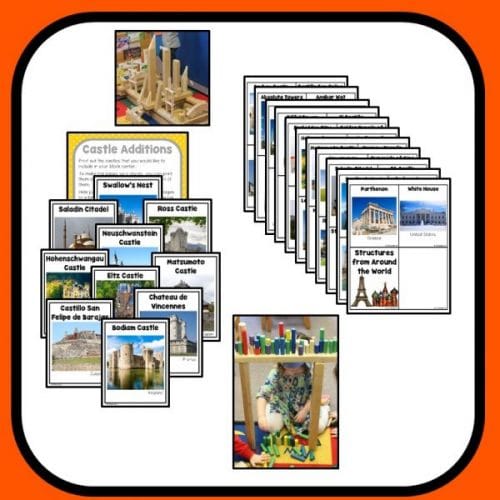 World Structures Resource Preview - Castles and mini book