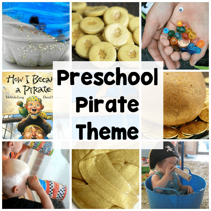 Ideas and activities for a preschool pirate theme