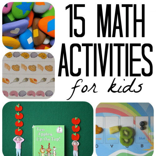 Preschool Math Activities - Math Roundup