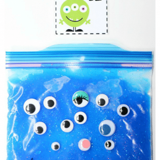 Slime Monster Counting Activity - Kids can work on counting, one-to-one correspondence, and more early math skills. Love the free printable