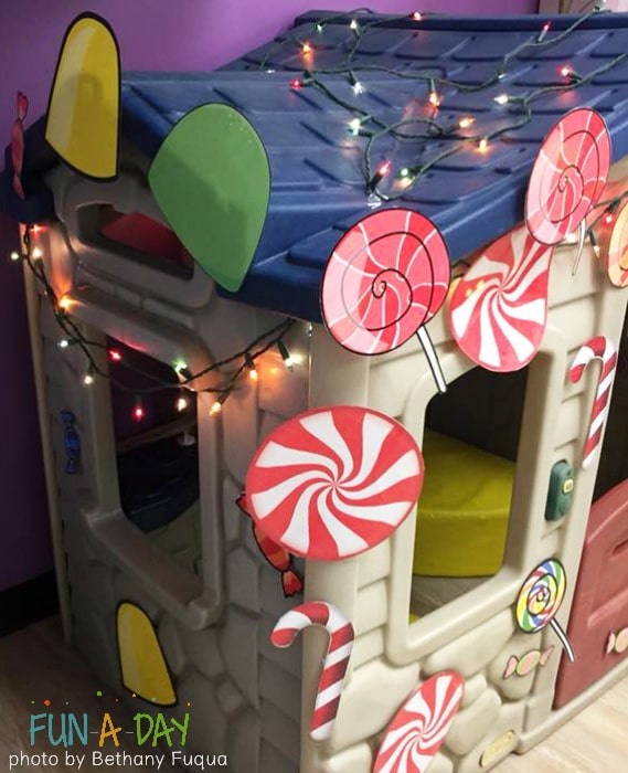 Life size gingerbread house for the kids