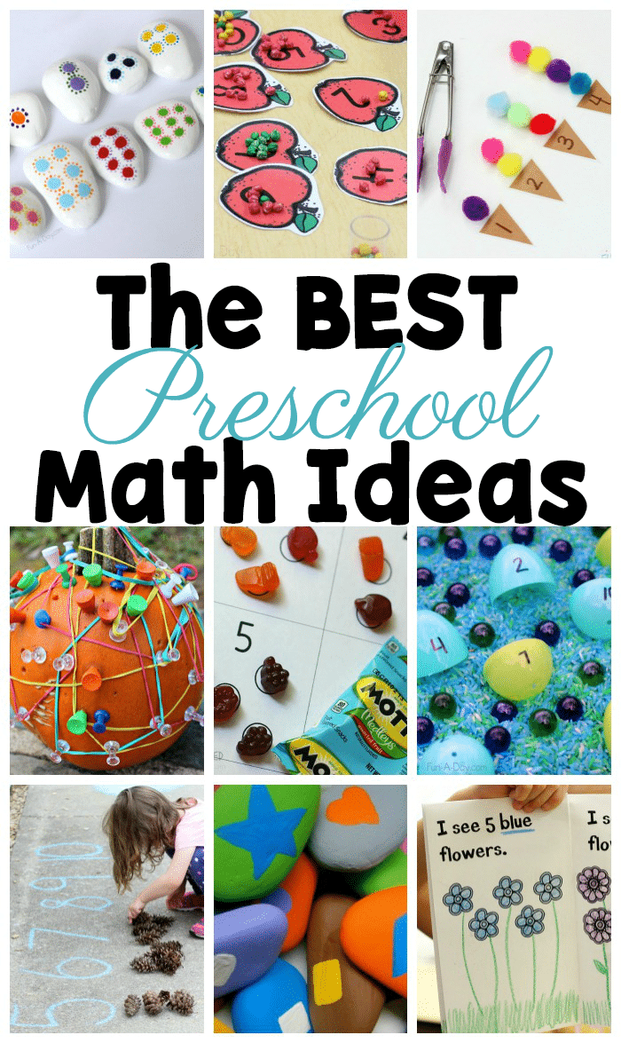 55+ of the Best Math Activities for Preschoolers FunADay!
