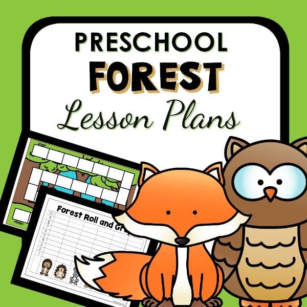 Forest lesson plans cover