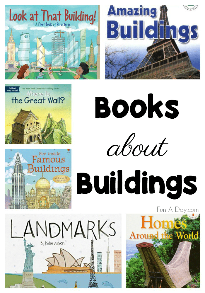 Books about buildings for the block center