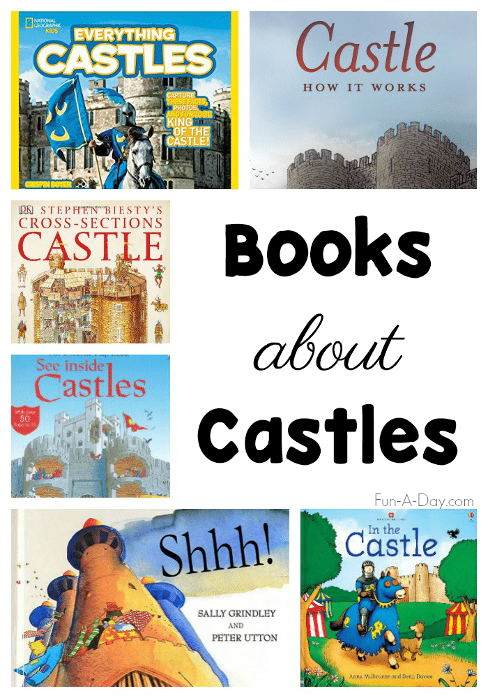 Castle books for the block center