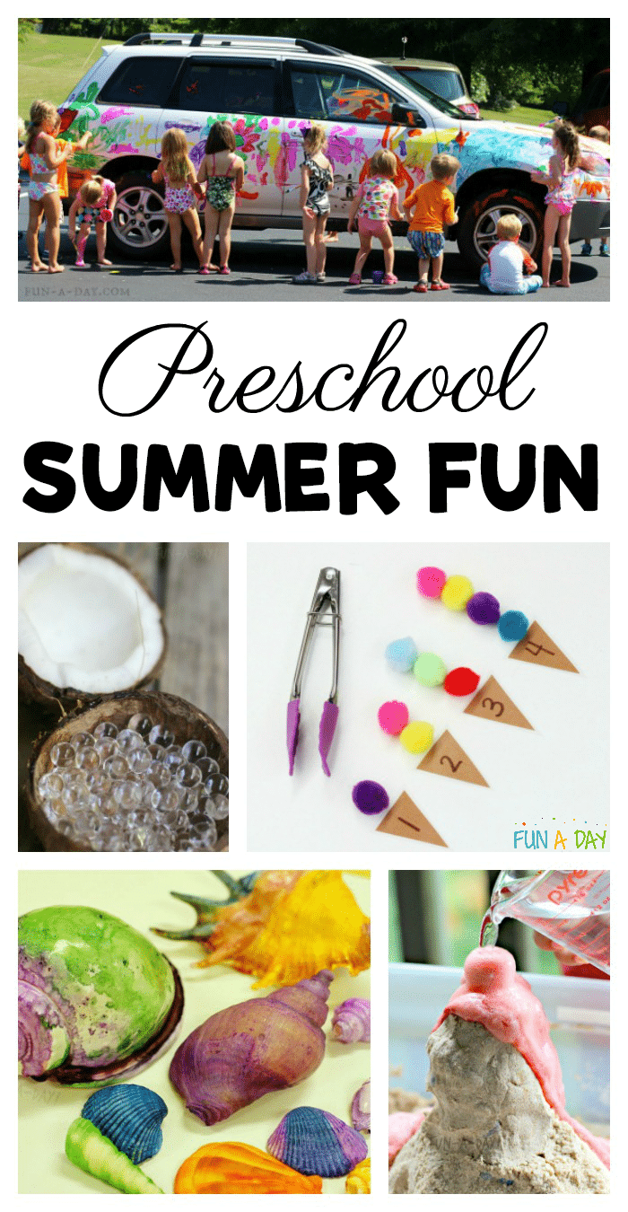 so many summer activities for preschoolers to try this summer