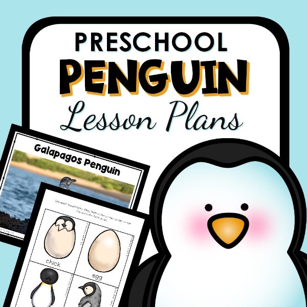 Preschool penguin lesson plan cover
