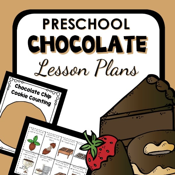 preschool chocolate lesson plans cover