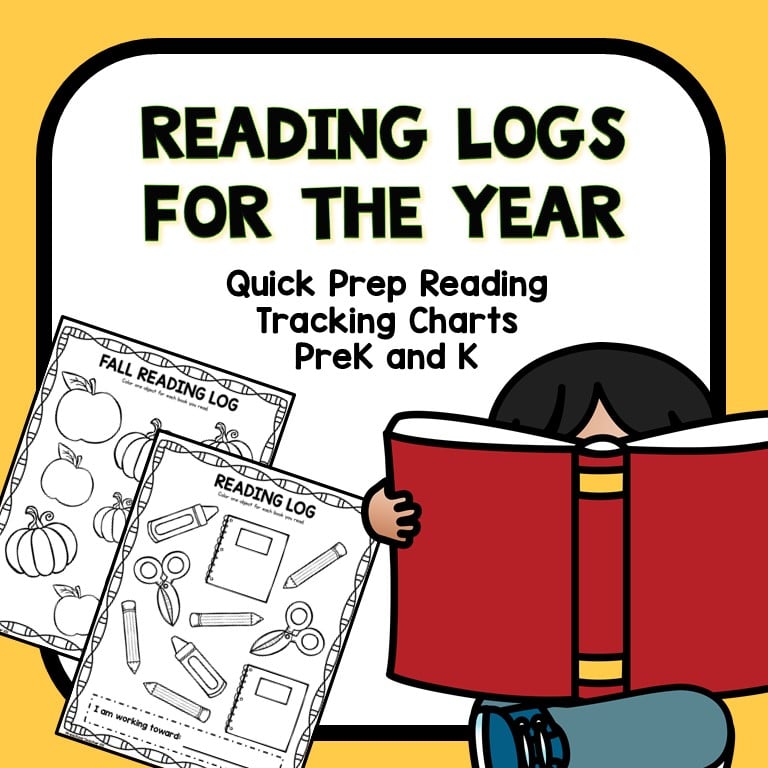 Reading logs for the year resource cover