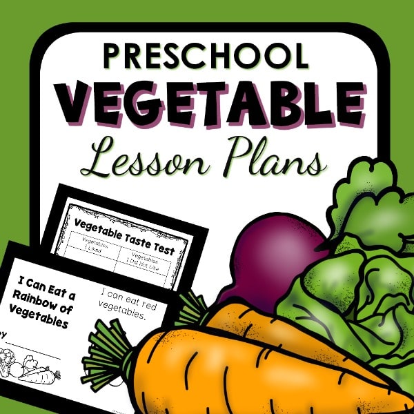 preschool vegetable lesson plans cover