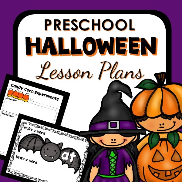 Halloween lesson plans as part of holiday activities for preschoolers