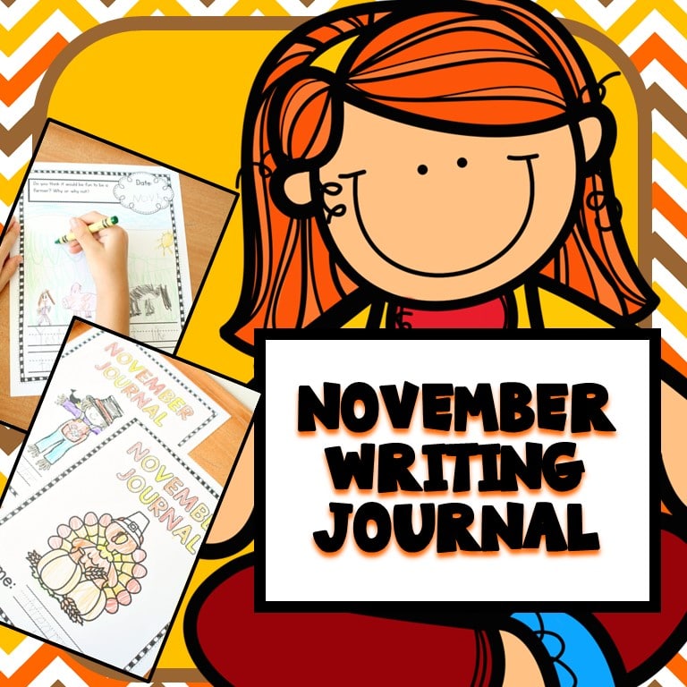 November writing journal cover.