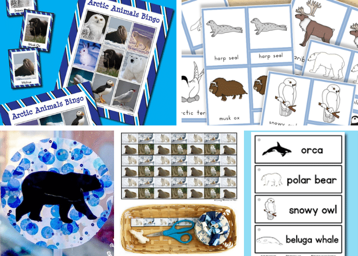 15 Free Arctic Animals Preschool Printables - Fun-A-Day!