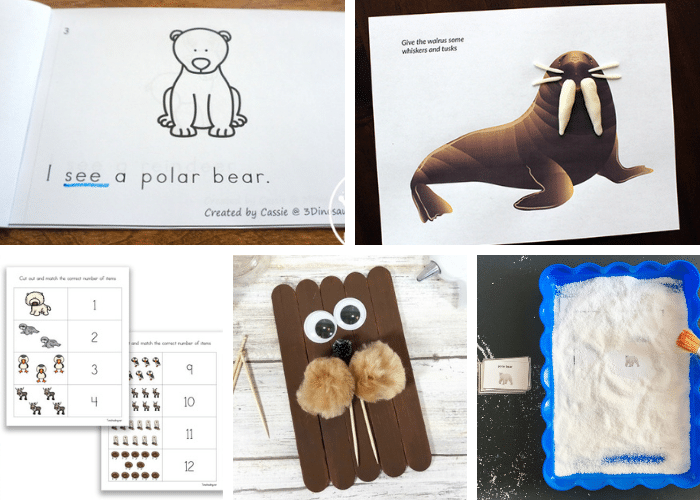 5 arctic printables and activities