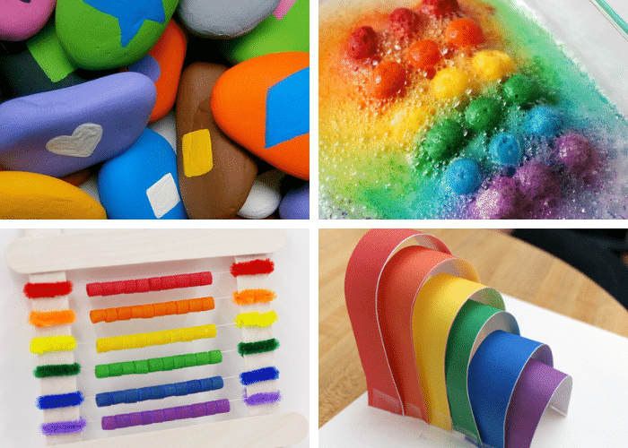4 rainbow math and science activities