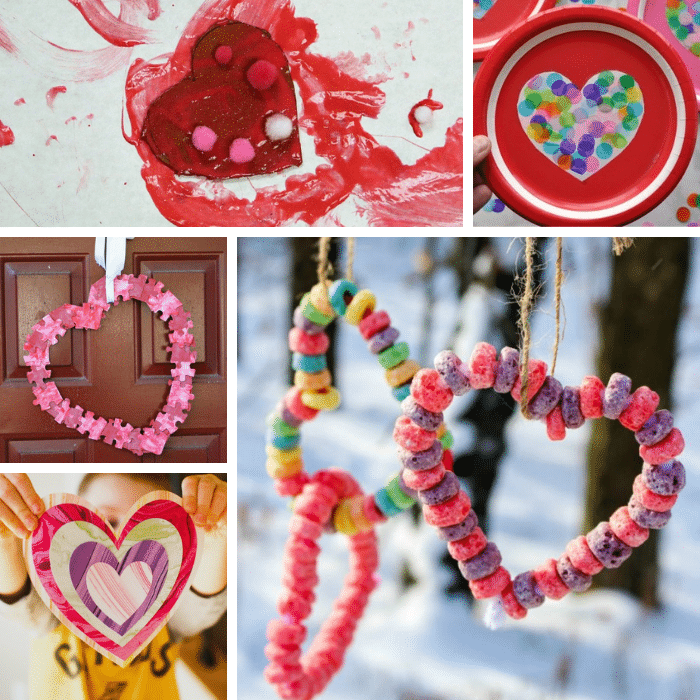 5 heart crafts for kids to make