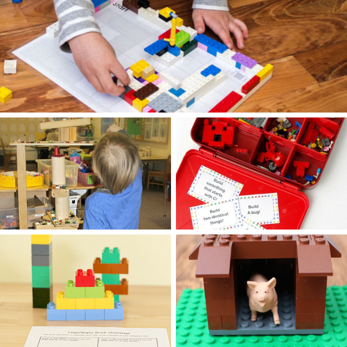 5 lego challenges and printables