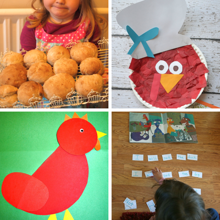 4 early childhood activities for the little red hen