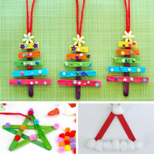 Christmas Popsicle Stick Crafts to Make with Preschoolers - Fun-A-Day!