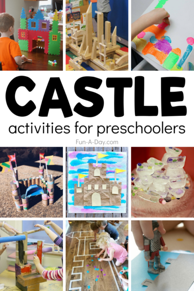 castile ideas with text that reads castle activities for preschoolers