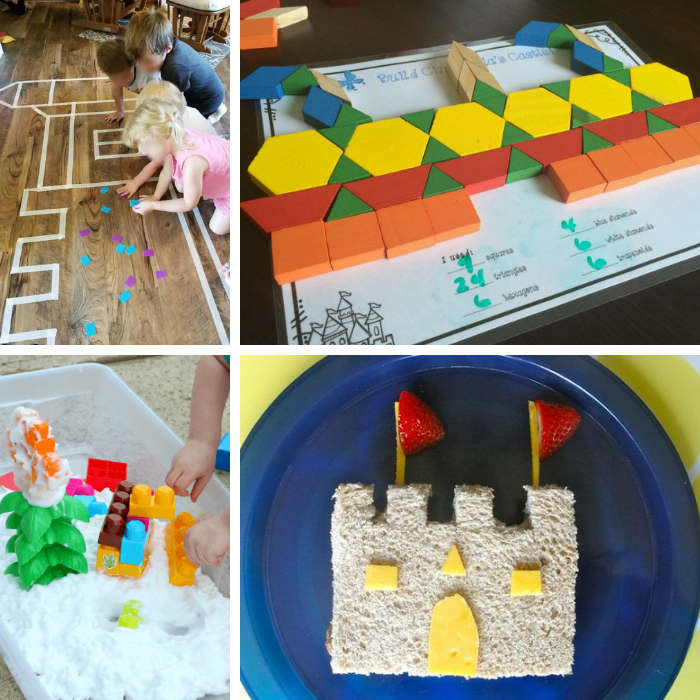 4 preschool castle ideas