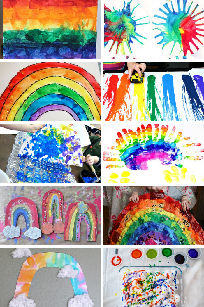 10 rainbow art projects for kids