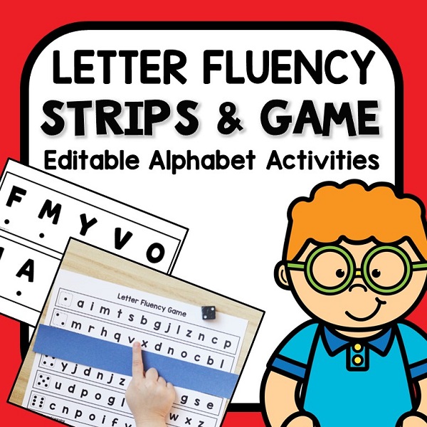 letter fluency strips cover