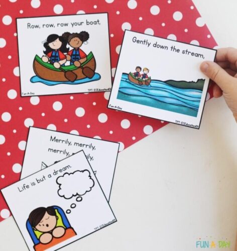 Row Row Row Your Boat Printable Poem - Fun-A-Day!