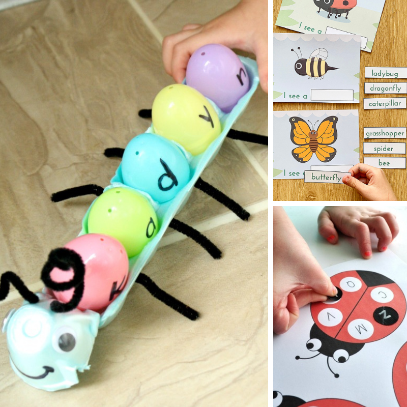 3 insect literacy activities for preschoolers