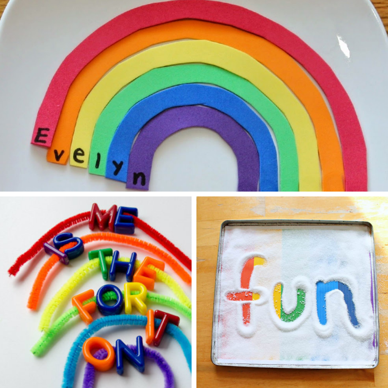 3 rainbow literacy activities for kids